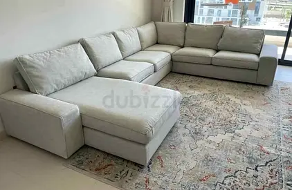 IKEA kivik beige color corner Ushape sofa