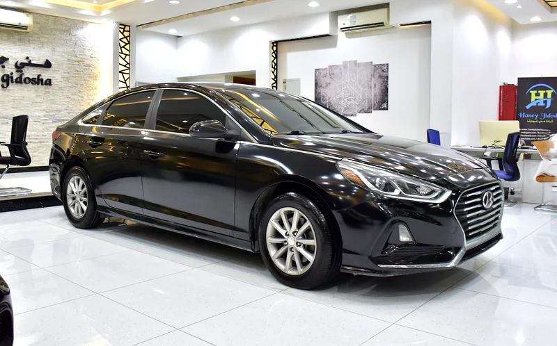 EXCELLENT DEAL for our Hyundai Sonata (2018 Model) in Black Color, American Specs63150946379139112