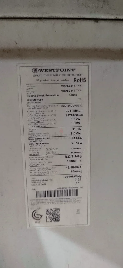 مكيف هواء منفصل في ويست بوينت63247242216578112