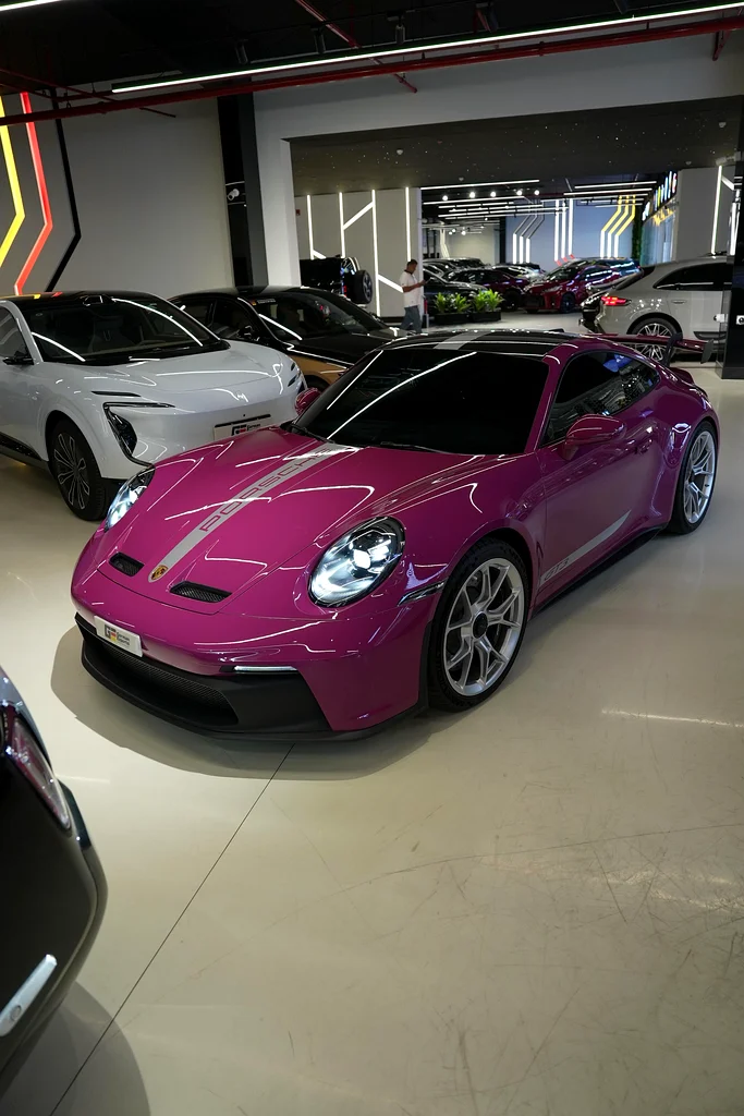2023 بورش 911 جي تي 3 - ضمان معتمد لدول مجلس التعاون الخليجي - لون روبي ستار نيو - مغطاة بالكامل بطبقة واقية (PPF)63231637936897112