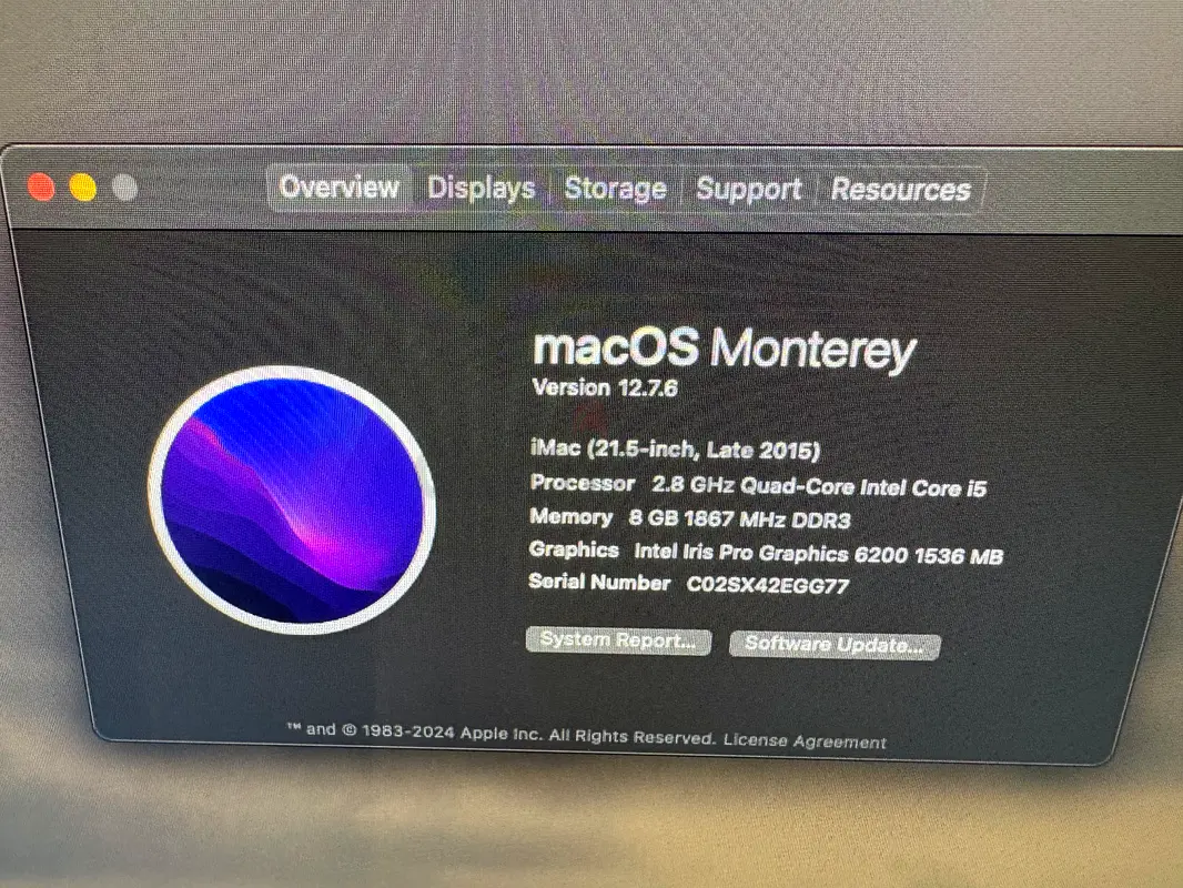iMac Late 2015 21.5inch63254492690562110