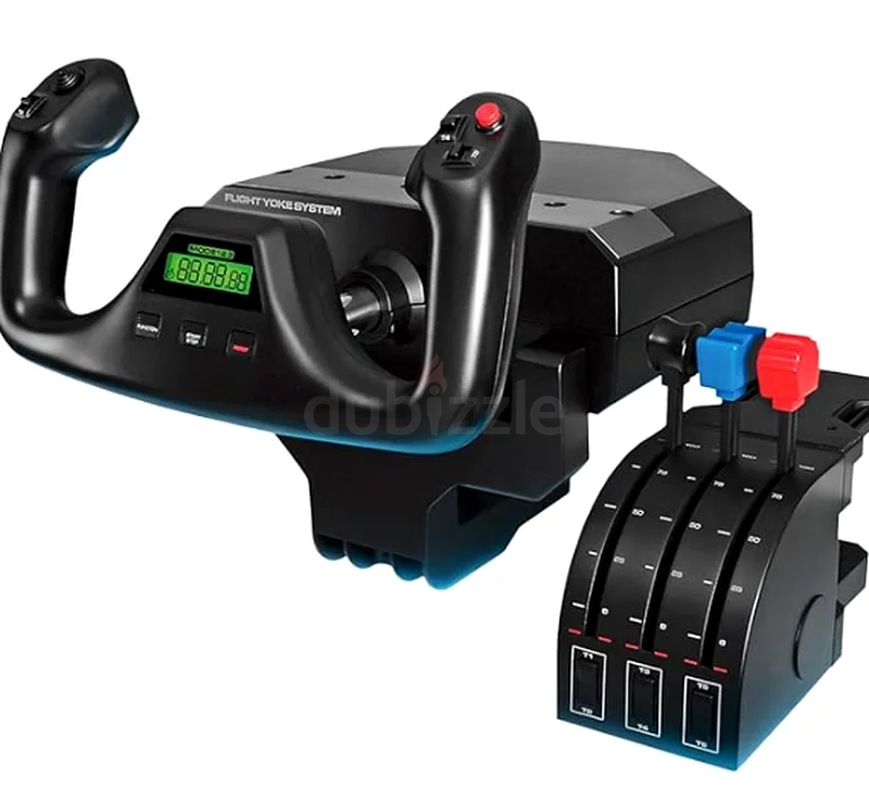 Logitech G Saitek Pro Flight Yoke System, Professional Simulation Yoke And Throttle Quadrant, 3 Mode632296844776971127