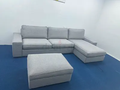 Selling IKEA kivik lshape sofa with footstool