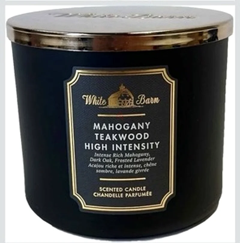 Scented Candle - Mahogany Teakwood High Intensity632213477666591124
