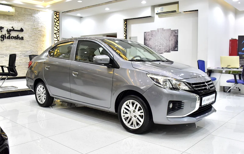 AED 509 EMi at 0% DP | Mitsubishi Attrage ( 2022 Model ) in Grey Color GCC Specs63224311379202112