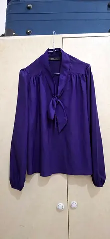 Womens eggplant shirt, large size