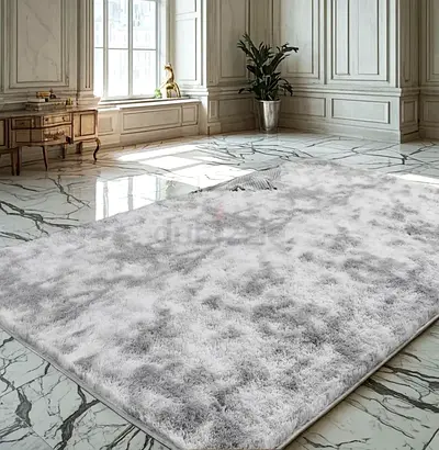 Fluffy rug carpet luxury size: 300x200cm