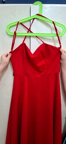 Short red dress for parties and elegant occasions, size large
