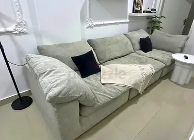 Brand new condition pan emirates three seater sofa