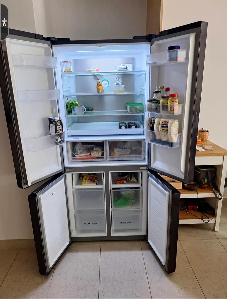 ثلاجة توشيبا بأربع أبواب63169458488835111