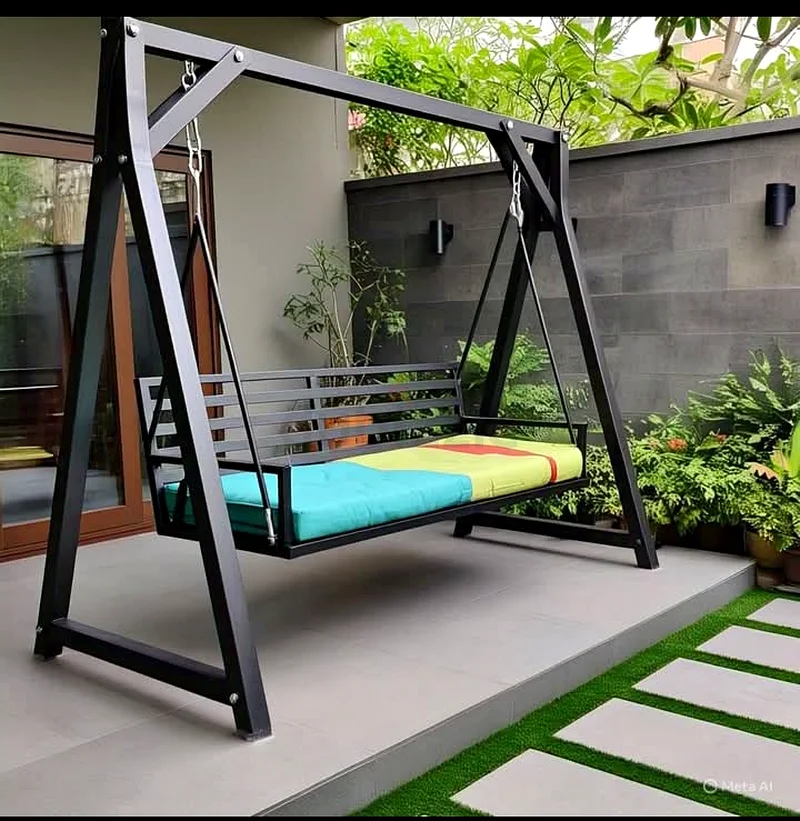 Stylish Outdoor Steel/Aluminium Swing Chair for Relaxation63218809831041114