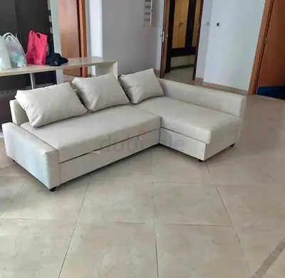 L shape sofa bed with storage IKEA