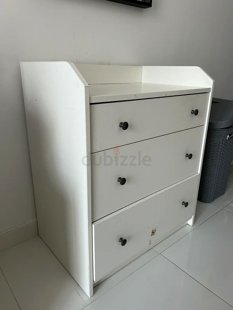 إيكيا هاوغا صندوق درجين من 3 أدراج (أبيض)63178907869185111