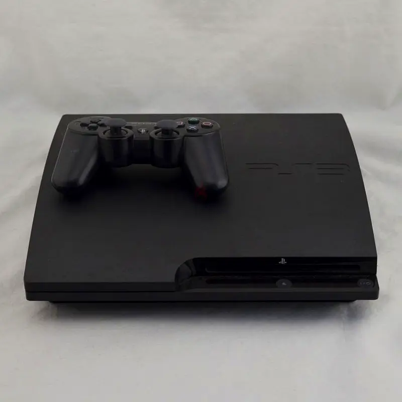 PlayStation 3 Slim Console HACKED (PS 1 2 3 GAMES) with Controller - Full Games