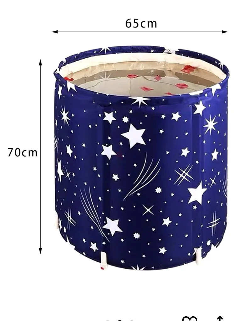 Adult Portable Bathtub – Like New, Foldable  Spacious! 50 last price63216353520899112