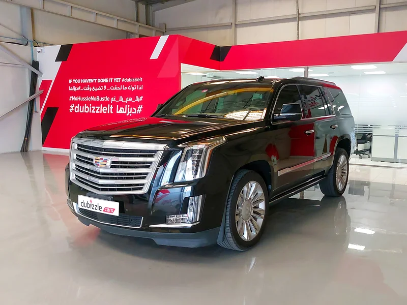 AED 1824/month | 2018 Cadillac Escalade Platinum | GCC Specs | Ref#30546963174774246401112