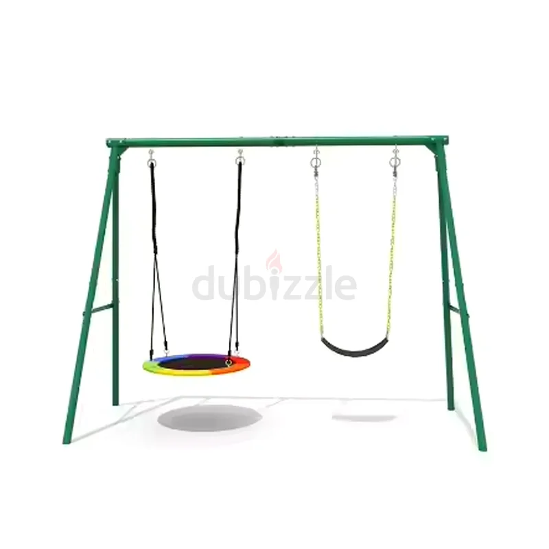 Fun  Safe Swing Set – Dual Delight for Kids!63264591197954111