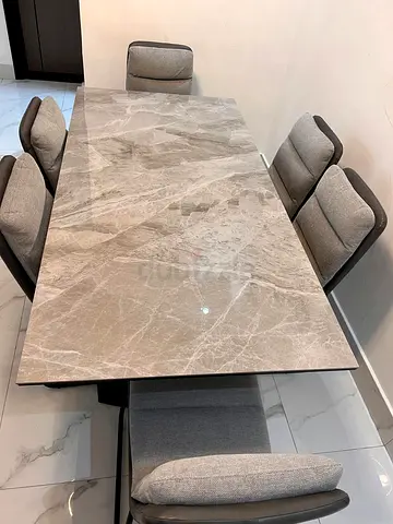 Dining table set for sale from danube brand new 6 months used only