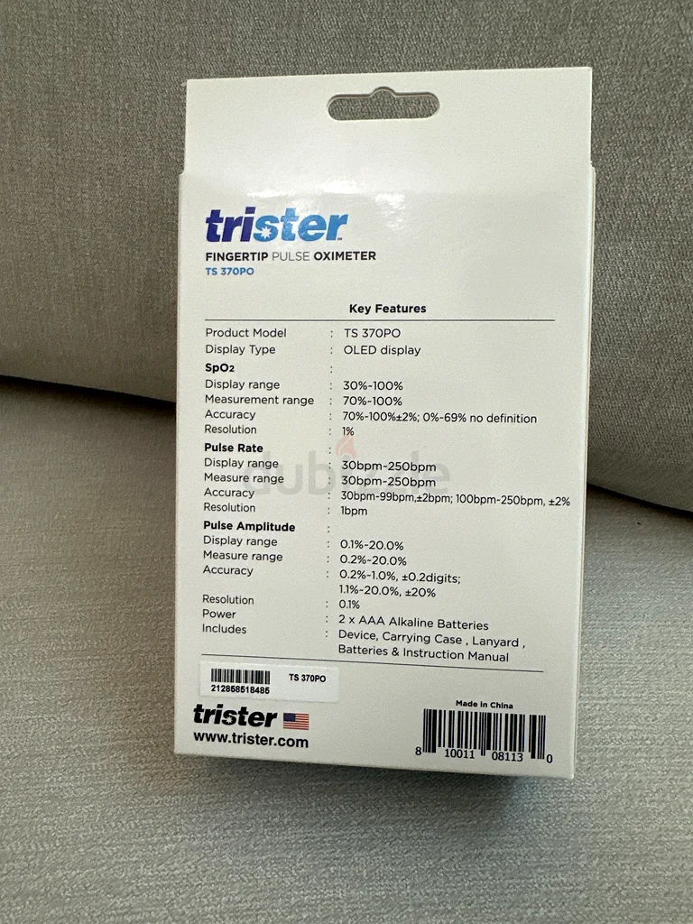 Brand New Trister Pulse Oximeter TS370PO63262388798979113
