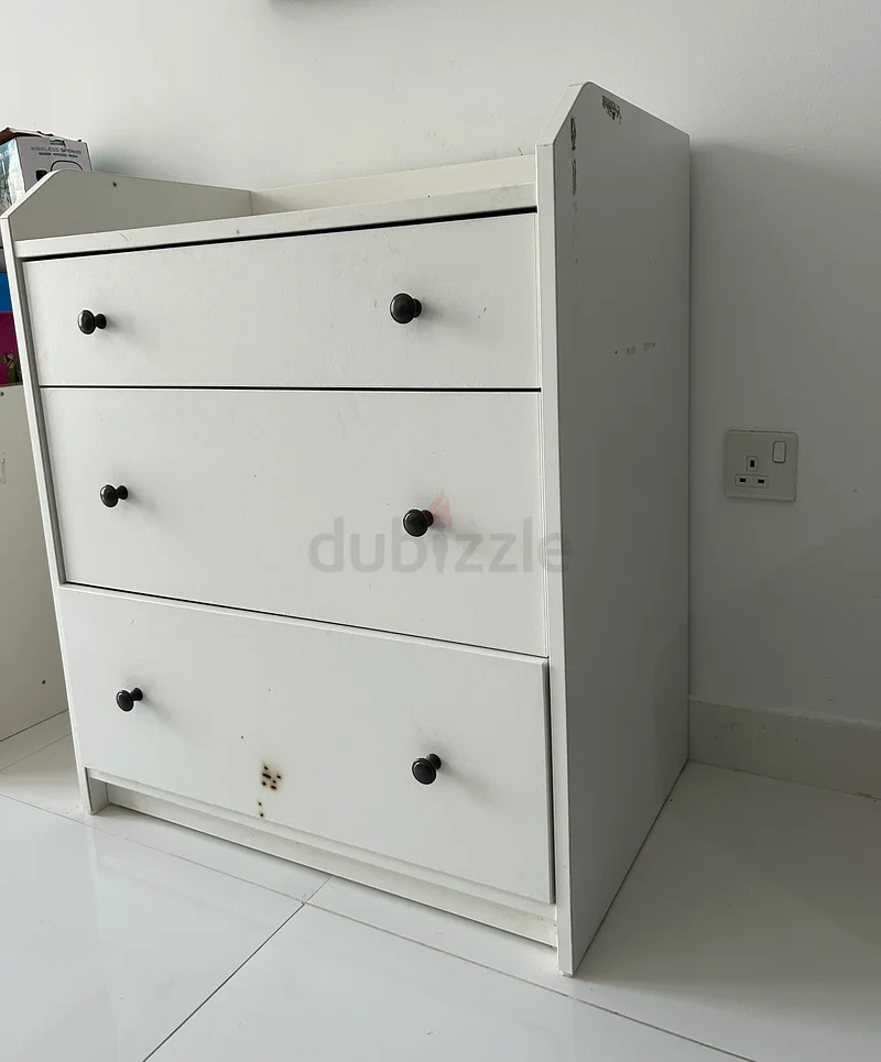 إيكيا هاوغا صندوق درجين من 3 أدراج (أبيض)63178907869185113