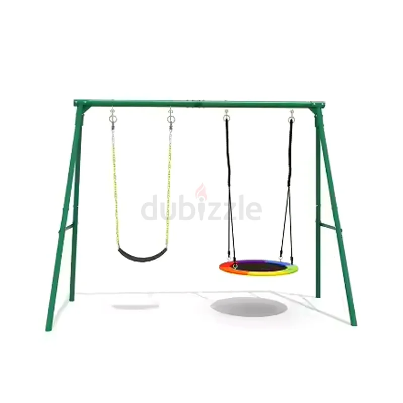 Fun  Safe Swing Set – Dual Delight for Kids!63264591197954112