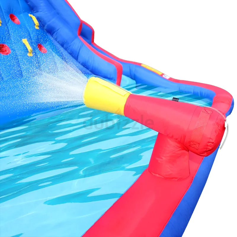 Inflatable Waterfall Park with Climbing Wall and Dual Slides63264085492353114