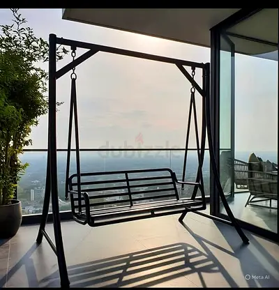 Stylish Outdoor Steel/Aluminium Swing Chair for Relaxation