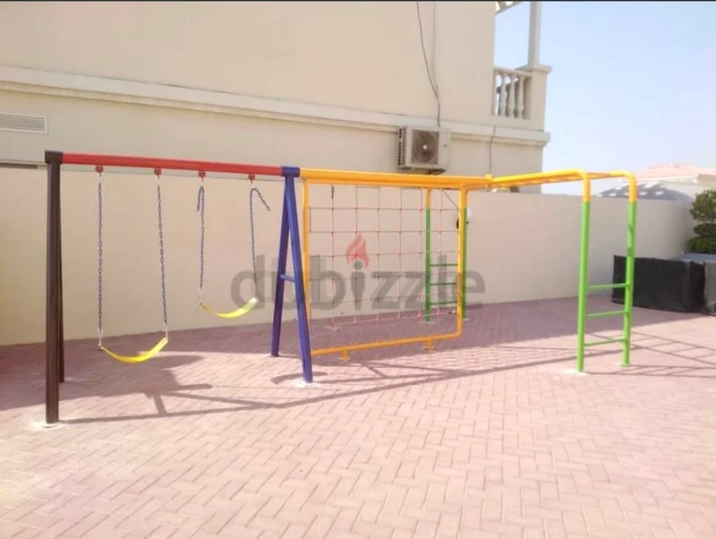 Mega Kids Playground Climbers Swings Slider63264591240577112