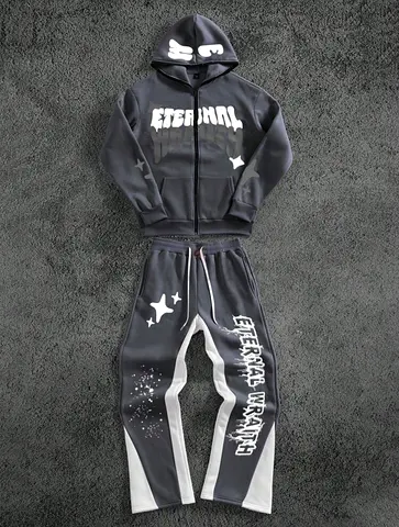 Stylish Grey Tracksuit - Perfect for Casual Wear!