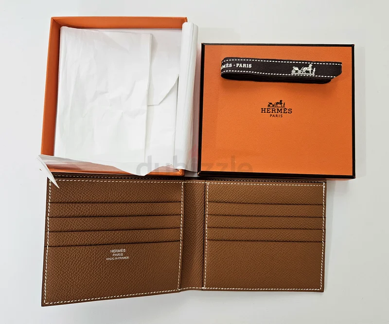 HERMÈS MC² Copernic Compact wallet Gold (37) Epsom Square K63172677773187111