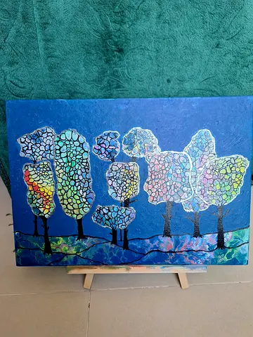 Vibrant Abstract Painting - Perfect for Art Collectors!