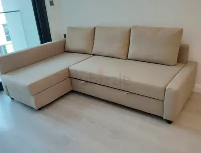 L shape sofa bed with storage