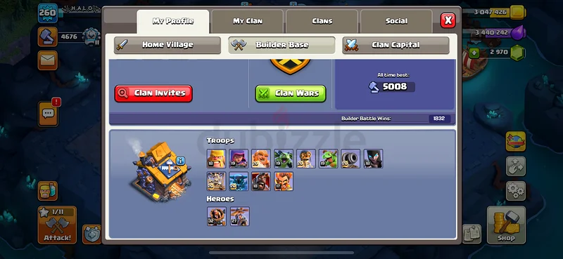 Clash Of Clans Account62935675788417114