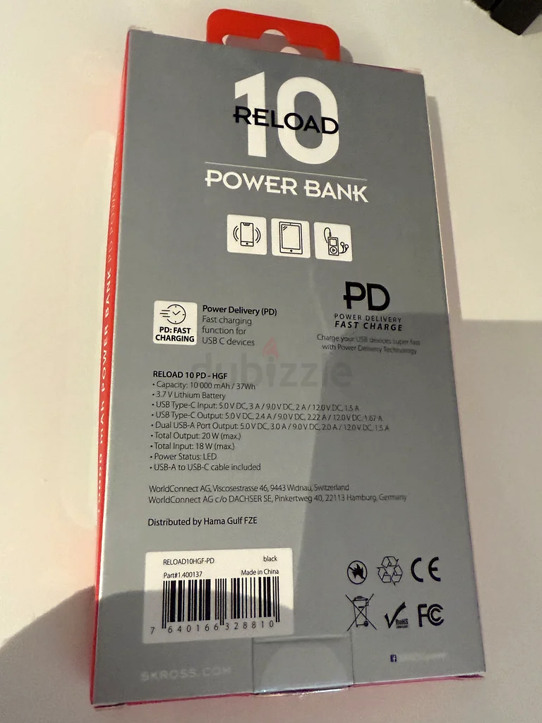 Power Up Your Devices with this Sleek 10000mAh Power Bank!63260752486145111