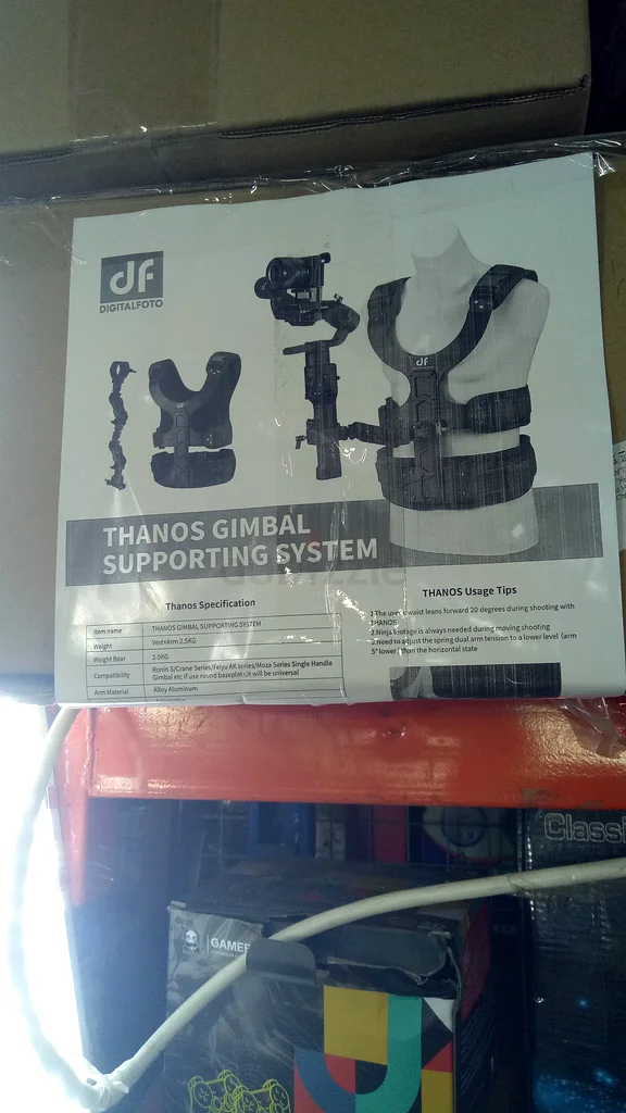 Thanos Gimbal Support Vest Rig System,Filmmakers Kit Portable SteadyCam Axis Compatible63234131882498111