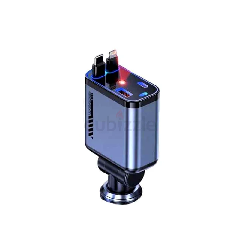 Retractable Car Charger, 4 in 1 Fast Charging632218521717791124