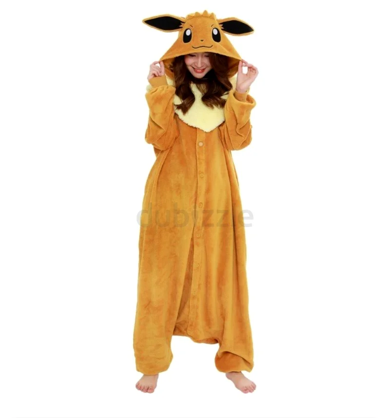 Kigurumi Cozy Eevee Onesie - Perfect for Lounging!632396173905931129