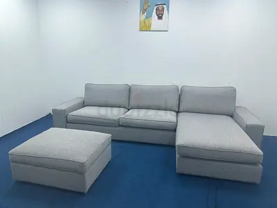 Amazing condition Ikea kivik lshape sofa with footstool
