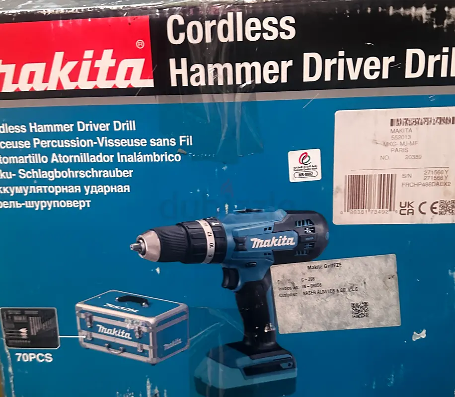 Power Up Your Projects: Brand New jMakita Cordless Hammer Driver Drill!