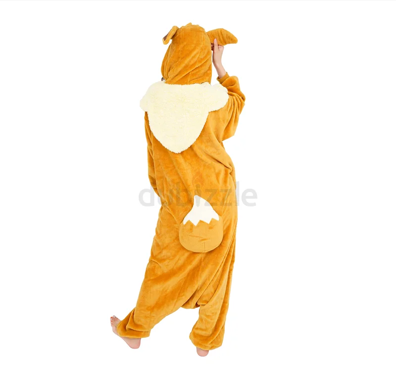 Kigurumi Cozy Eevee Onesie - Perfect for Lounging!63239617390593113