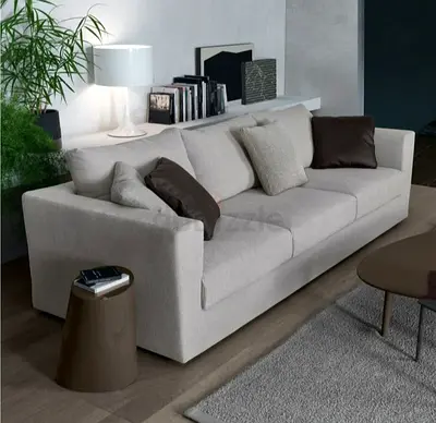 Stylish 3-Seater Sofa For Sale In Dubai | Modern Grey Sofa 3 Seater | Custom Sofas In UAE