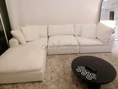 Amazing condition marina home modular sofa with footstool