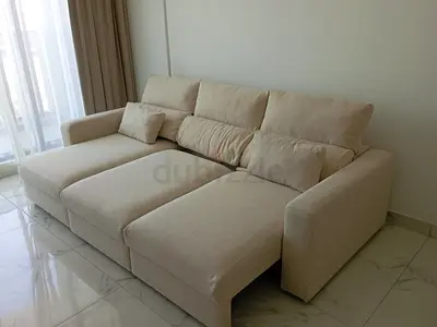 Looks like new condition Ikea Eskilstuna sofabed under storage