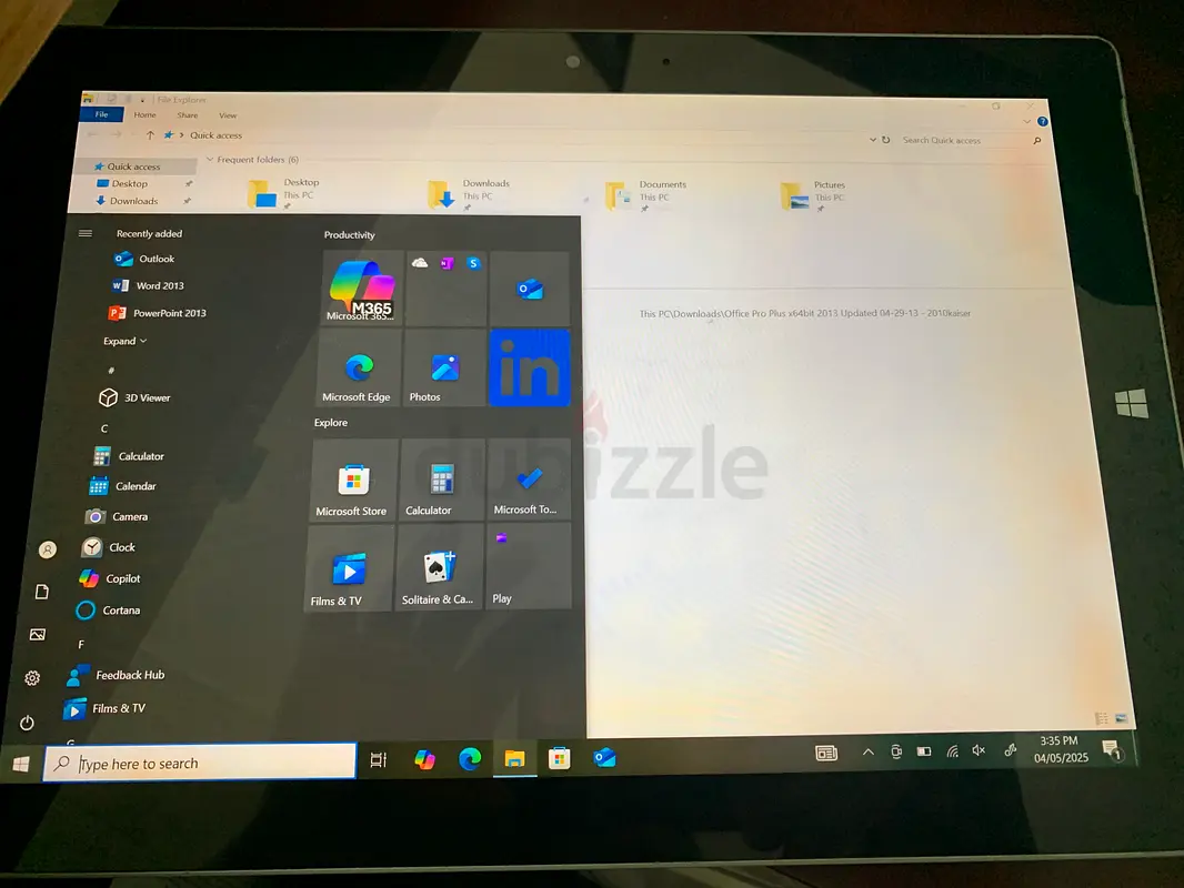 Microsoft Surface 3 Touch Screen 4gb/64gb windows 10 pro63256071469057117