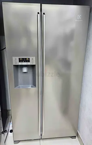 Electrolx Side by Side Refrigerator with Water Dispenser ice Maker