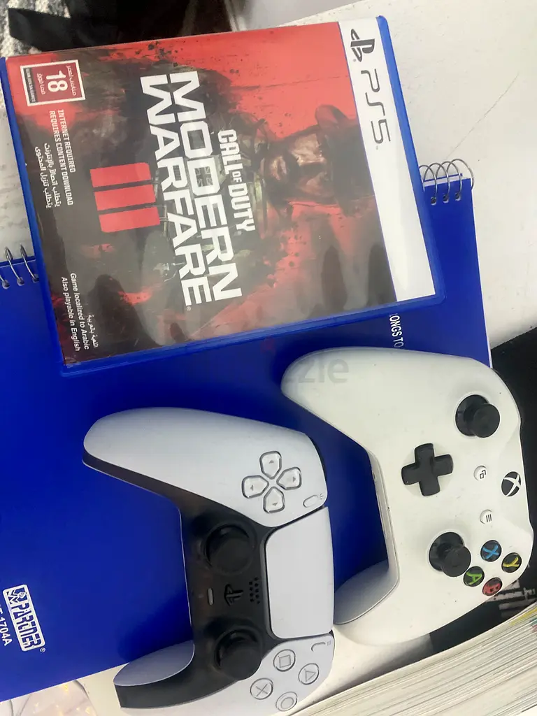two controllers and mw3 for sale