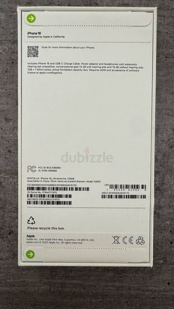 iPhone 16 brand new63180846552449111