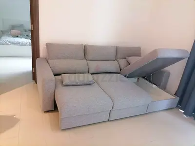 Almost like new condition Ikea Eskilstuna sofabed under storage