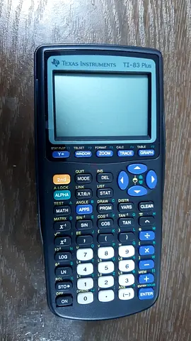 TEXAS INSTRUMENTS CALCULATOR TI-83 PLUS BLACK