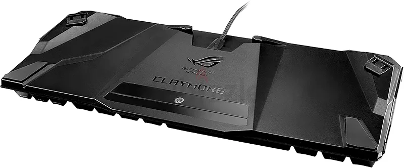 لوحة مفاتيح ألعاب ميكانيكية ASUS ROG Claymore زرقاء مع إضاءة RGB (مفاتيح Cherry MX زرقاء، لوحة أرقام قابلة للفصل وتقنية Aura Sync)63254495321987114